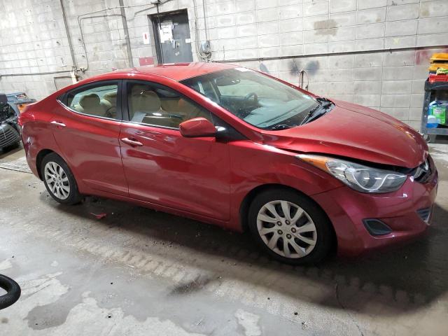 5NPDH4AE8DH195740 - 2013 HYUNDAI ELANTRA GLS RED photo 4