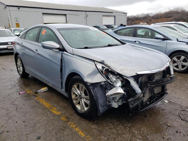 5NPEB4AC4BH225110 - 2011 HYUNDAI SONATA GLS BLUE photo 4