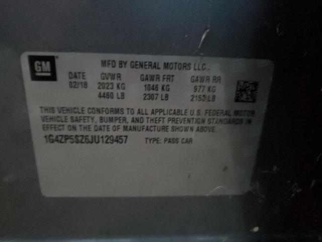 1G4ZP5SZ6JU129457 - 2018 BUICK LACROSSE ESSENCE BLUE photo 12