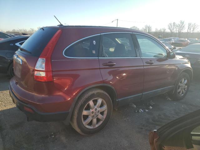 5J6RE38798L001132 - 2008 HONDA CR-V EXL BURGUNDY photo 3