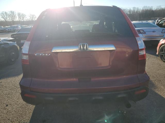 5J6RE38798L001132 - 2008 HONDA CR-V EXL BURGUNDY photo 6