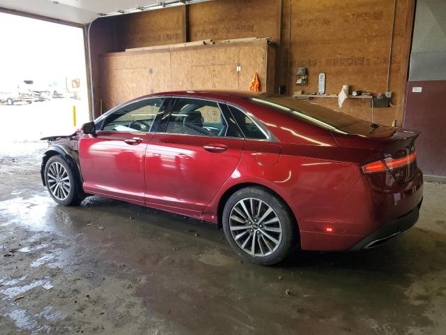 3LN6L5D99KR606970 - 2019 LINCOLN MKZ RESERVE I BURGUNDY photo 2