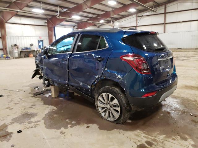 KL4CJASB1KB942395 - 2019 BUICK ENCORE PREFERRED BLUE photo 2