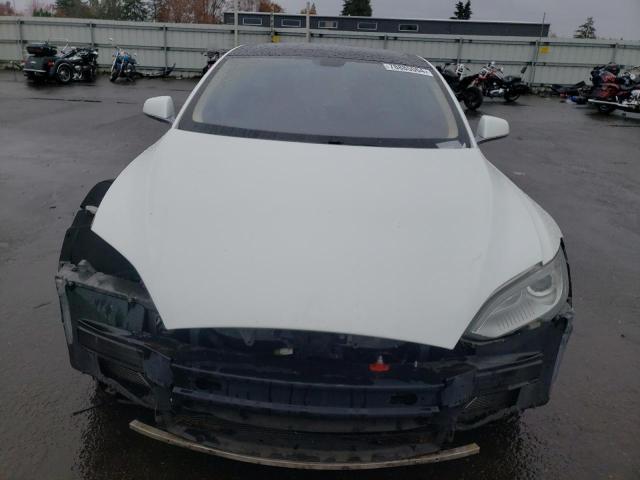 5YJSA1CN0DFP04497 - 2013 TESLA MODEL S WHITE photo 5