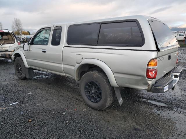 5TEWN72N74Z426044 - 2004 TOYOTA TACOMA XTRACAB SILVER photo 2