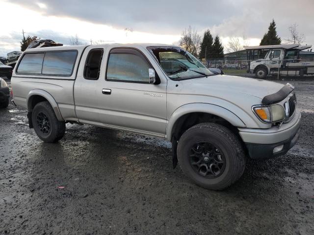 5TEWN72N74Z426044 - 2004 TOYOTA TACOMA XTRACAB SILVER photo 4