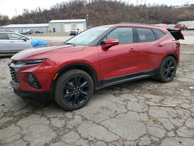 3GNKBKRS3NS142241 - 2022 CHEVROLET BLAZER RS MAROON photo 1