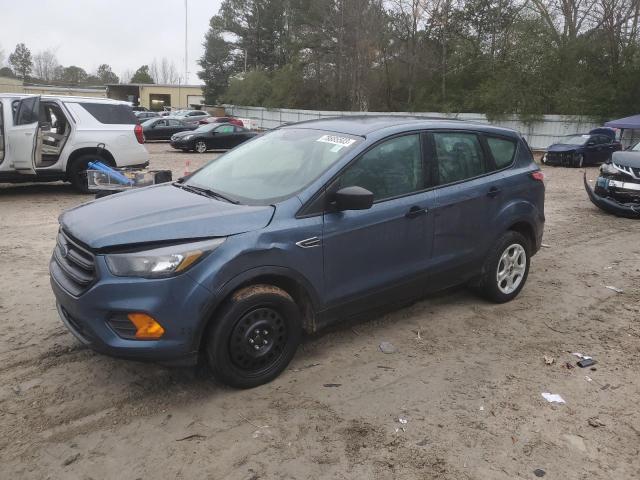 1FMCU0F75JUC26921 - 2018 FORD ESCAPE S BLUE photo 1