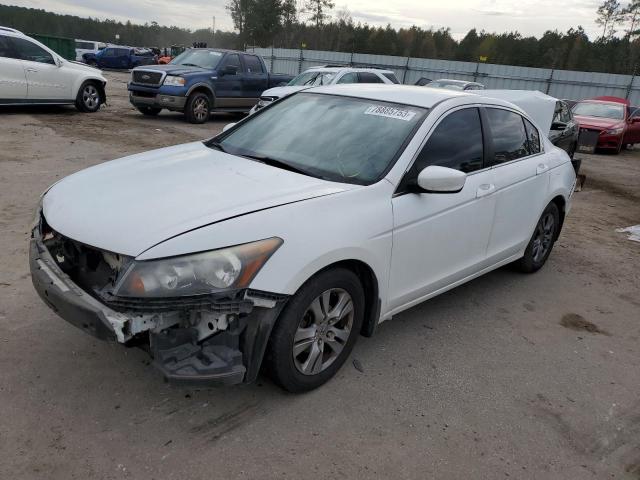 1HGCP2F6XCA085834 - 2012 HONDA ACCORD SE WHITE photo 1