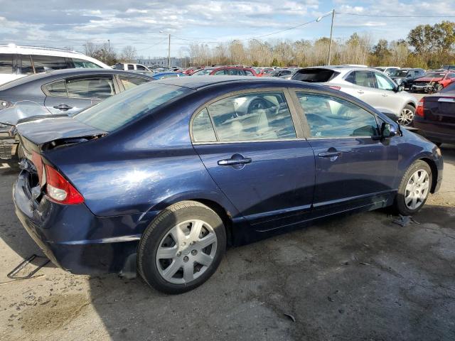 19XFA1F56AE067520 - 2010 HONDA CIVIC LX BLUE photo 3