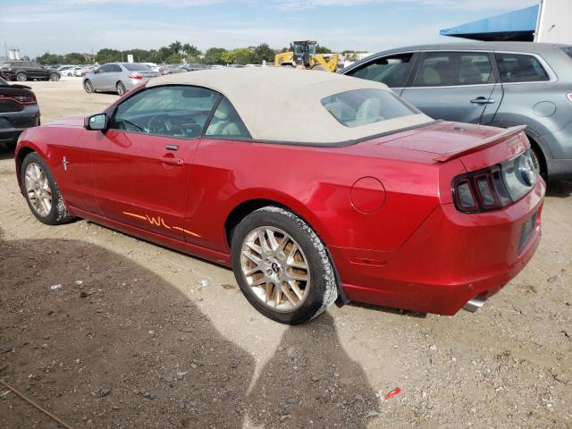 1ZVBP8EM1D5244762 - 2013 FORD MUSTANG RED photo 2