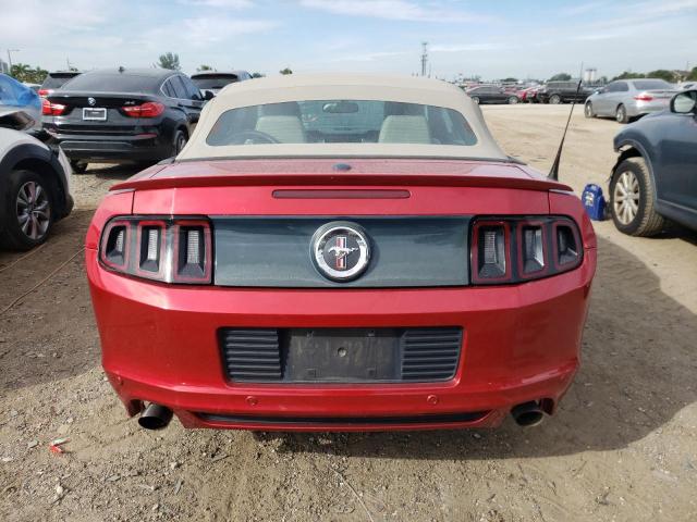 1ZVBP8EM1D5244762 - 2013 FORD MUSTANG RED photo 6