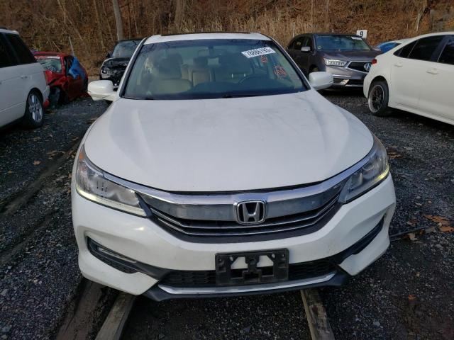 1HGCR2F88GA110974 - 2016 HONDA ACCORD EXL WHITE photo 5