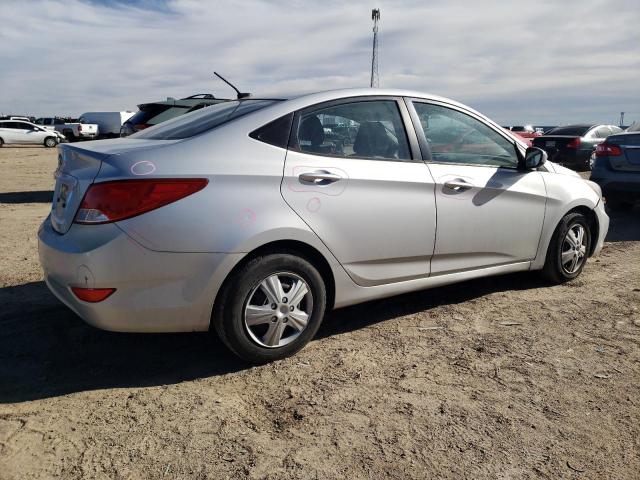 KMHCT4AE0FU827645 - 2015 HYUNDAI ACCENT GLS SILVER photo 3