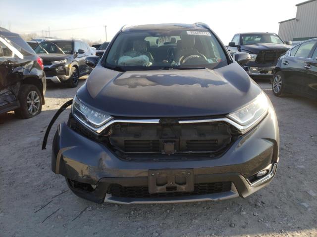 5J6RW2H94HL021572 - 2017 HONDA CR-V TOURING GRAY photo 5