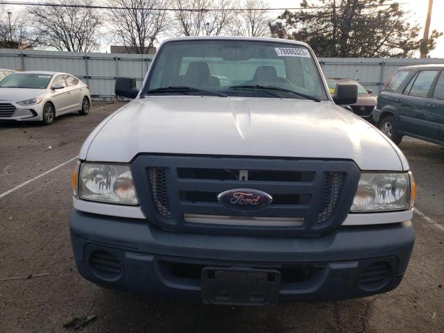 1FTYR10D99PA50255 - 2009 FORD RANGER WHITE photo 5