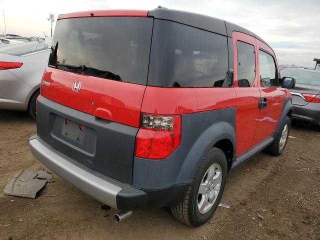 5J6YH28695L024426 - 2005 HONDA ELEMENT EX RED photo 3