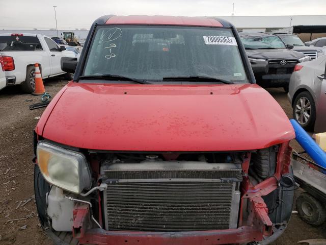 5J6YH28695L024426 - 2005 HONDA ELEMENT EX RED photo 5