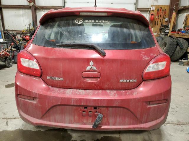 ML32A3HJ5HH005618 - 2017 MITSUBISHI MIRAGE ES RED photo 6