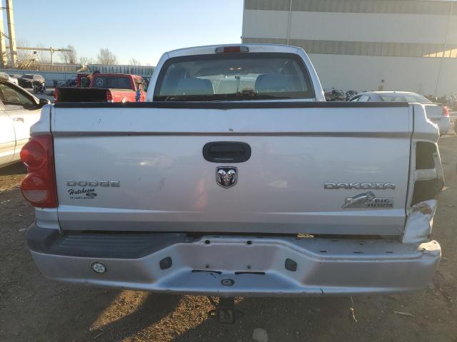 1D7RE3GK3BS676165 - 2011 DODGE DAKOTA SLT SILVER photo 6