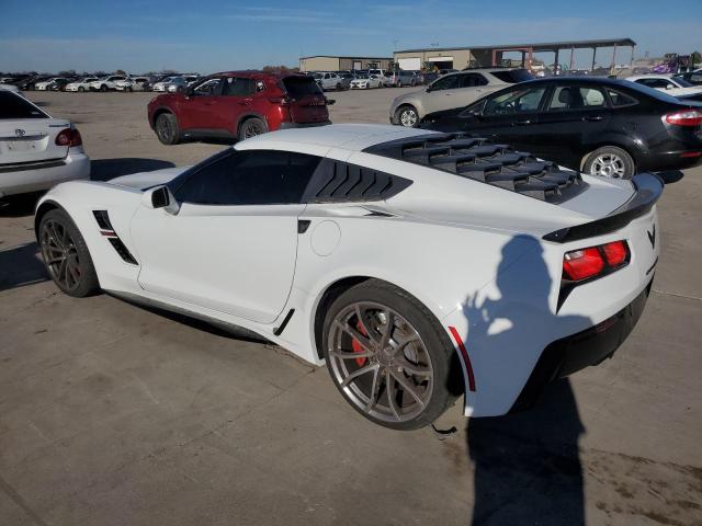 1G1YY2D79H5115282 - 2017 CHEVROLET CORVETTE GRAND SPORT 2LT WHITE photo 2