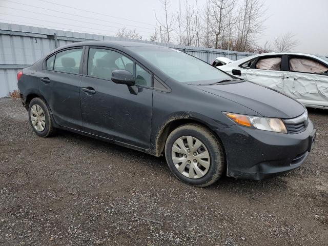 2HGFB2F47CH114878 - 2012 HONDA CIVIC LX BLACK photo 4