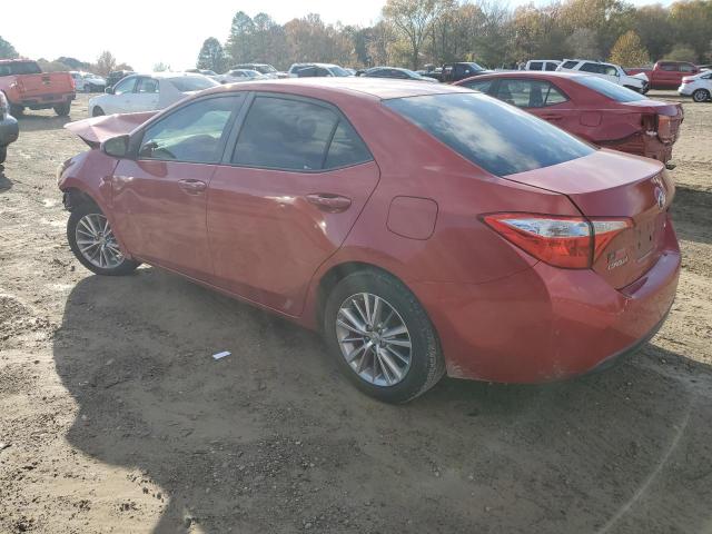 5YFBURHE9EP045307 - 2014 TOYOTA COROLLA L RED photo 2