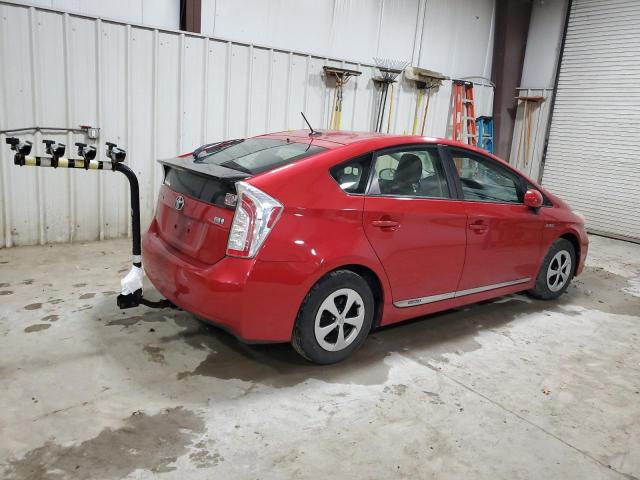 JTDKN3DU6D1641162 - 2013 TOYOTA PRIUS RED photo 3