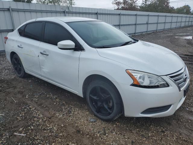 3N1AB7AP7EY334738 - 2014 NISSAN SENTRA S WHITE photo 4