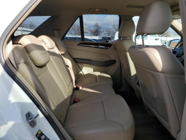 4JGDA5HB2CA096063 - 2012 MERCEDES-BENZ ML 350 4MATIC WHITE photo 10
