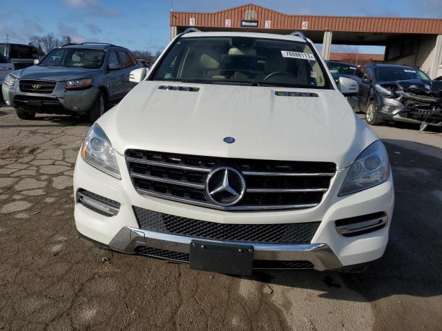 4JGDA5HB2CA096063 - 2012 MERCEDES-BENZ ML 350 4MATIC WHITE photo 5