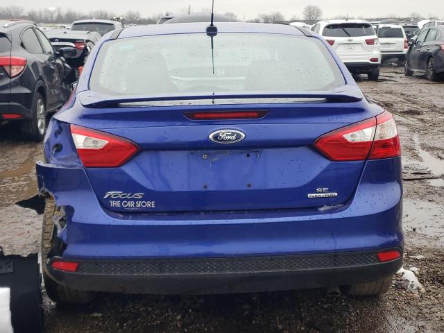 1FADP3F24DL266316 - 2013 FORD FOCUS SE BLUE photo 6