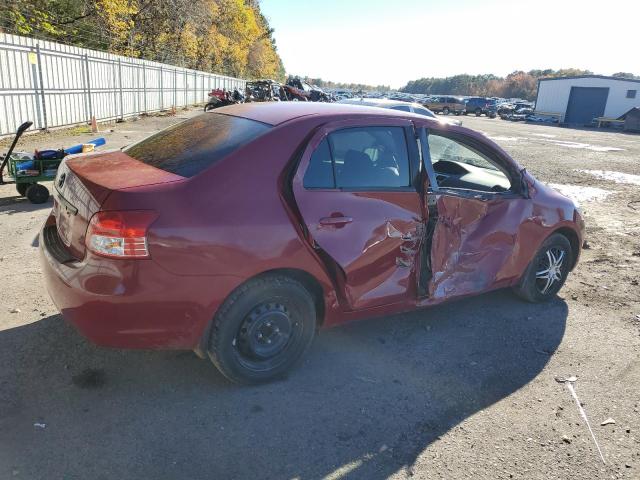 JTDBT903791319840 - 2009 TOYOTA YARIS MAROON photo 3