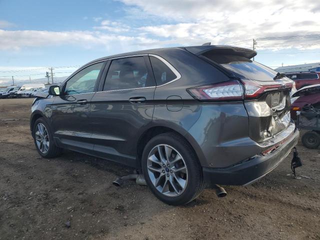 2FMPK4K81FBB25417 - 2015 FORD EDGE TITANIUM GRAY photo 2