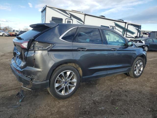 2FMPK4K81FBB25417 - 2015 FORD EDGE TITANIUM GRAY photo 3