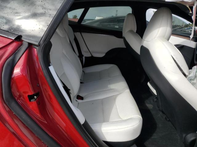 5YJSA1E56NF487004 - 2022 TESLA MODEL S წითელი ფოტო 10