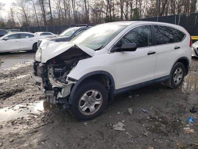 5J6RM4H32DL054738 - 2013 HONDA CR-V LX WHITE photo 1