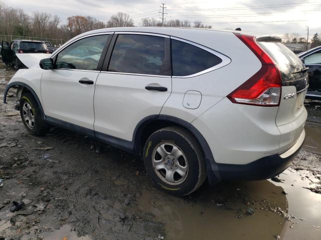 5J6RM4H32DL054738 - 2013 HONDA CR-V LX WHITE photo 2