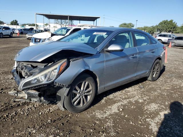 5NPE24AF1HH505411 - 2017 HYUNDAI SONATA SE GRAY photo 1