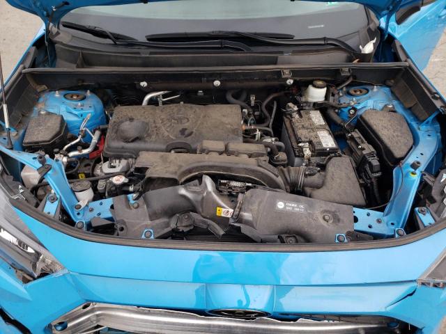 2T3G1RFV6MW180721 - 2021 TOYOTA RAV4 LE BLUE photo 11