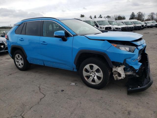 2T3G1RFV6MW180721 - 2021 TOYOTA RAV4 LE BLUE photo 4