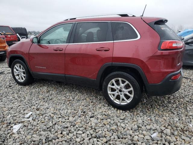 1C4PJMCS2GW191573 - 2016 JEEP CHEROKEE LATITUDE MAROON photo 2