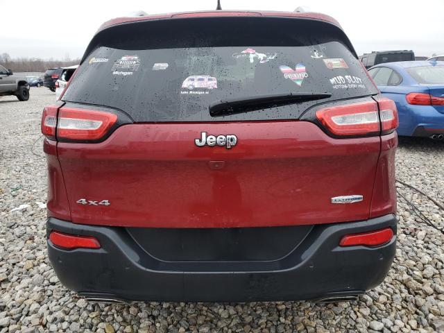 1C4PJMCS2GW191573 - 2016 JEEP CHEROKEE LATITUDE MAROON photo 6