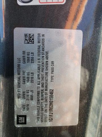 1G1FJ1R62H0158462 - 2017 CHEVROLET CAMARO ZL1 灰色 照片 13