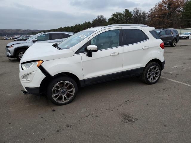 MAJ6P1WL6JC245775 - 2018 FORD ECOSPORT TITANIUM WHITE photo 1