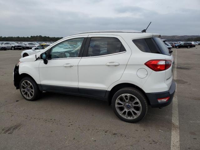 MAJ6P1WL6JC245775 - 2018 FORD ECOSPORT TITANIUM WHITE photo 2