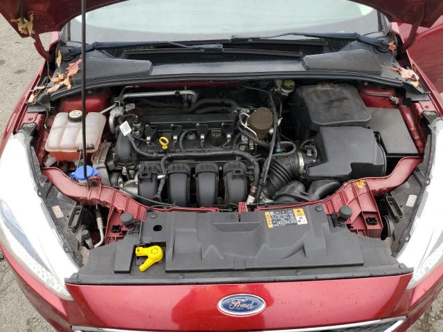 1FADP3F2XGL282668 - 2016 FORD FOCUS SE BURGUNDY photo 11