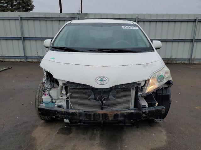 5TDKA3DC9BS006178 - 2011 TOYOTA SIENNA BASE WHITE photo 5