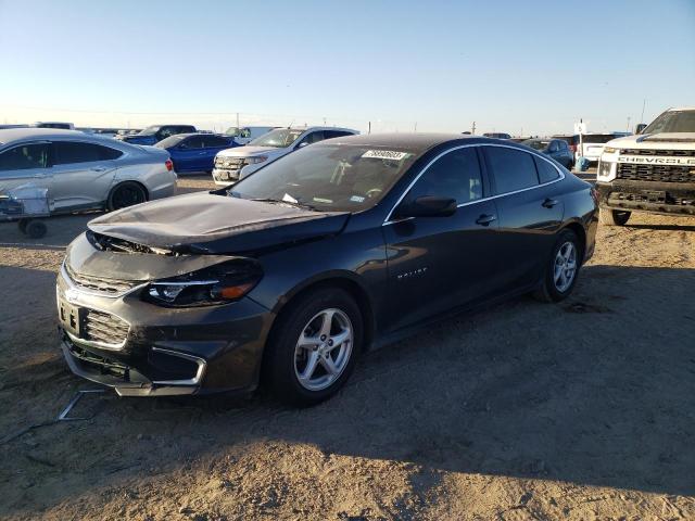 1G1ZB5ST2JF135462 - 2018 CHEVROLET MALIBU LS GRAY photo 1