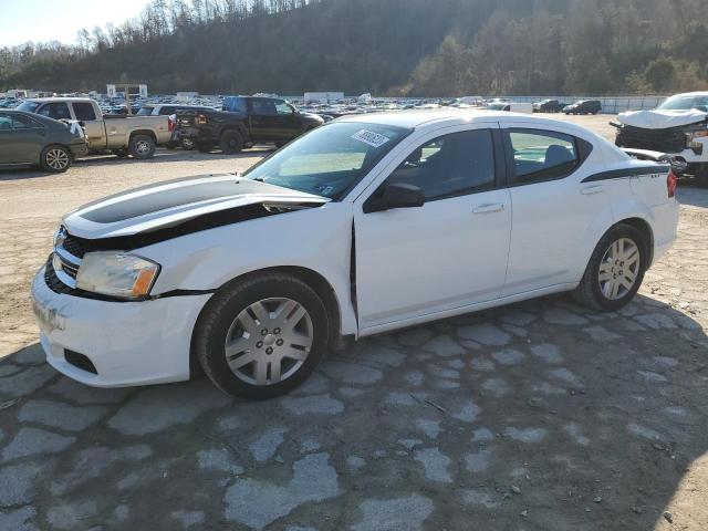 1C3CDZAB9EN150936 - 2014 DODGE AVENGER SE WHITE photo 1